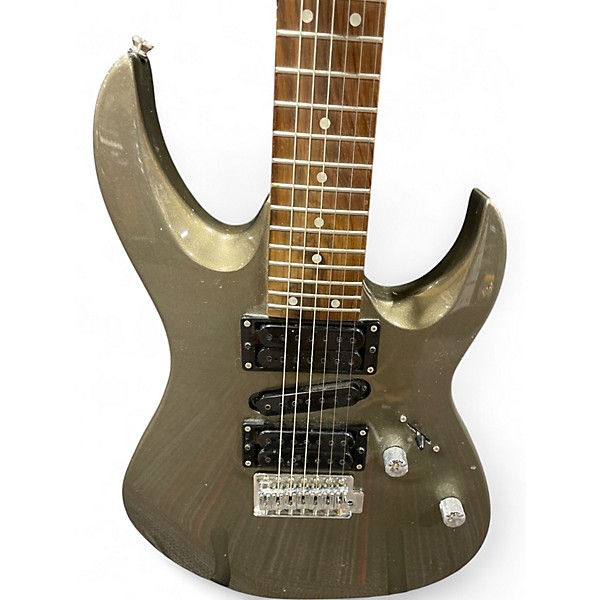 Used Washburn WG587 Silver Solid Body Electric Guitar