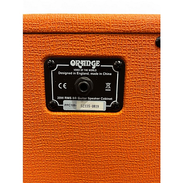 Used Orange Amplifiers PPC108 Micro Terror 1X8 Guitar Cabinet