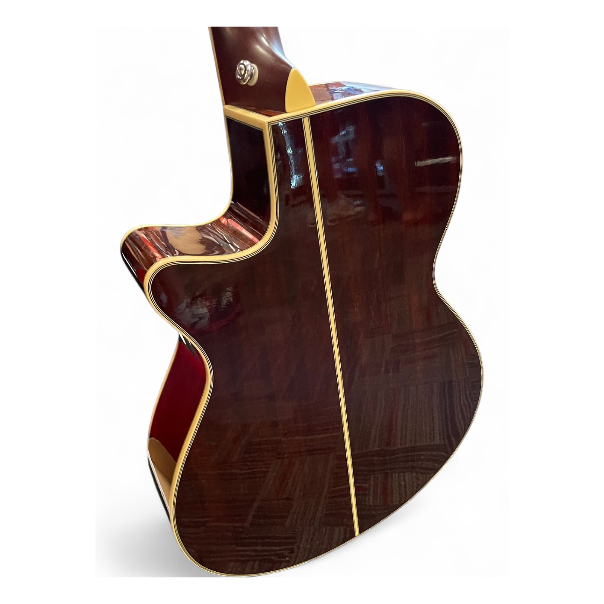 Used Ibanez AEG12II-NMH MAHOGONY Acoustic Electric Guitar