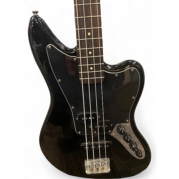 Used Squier Vintage Modified Jaguar Bass Black Electric Bass