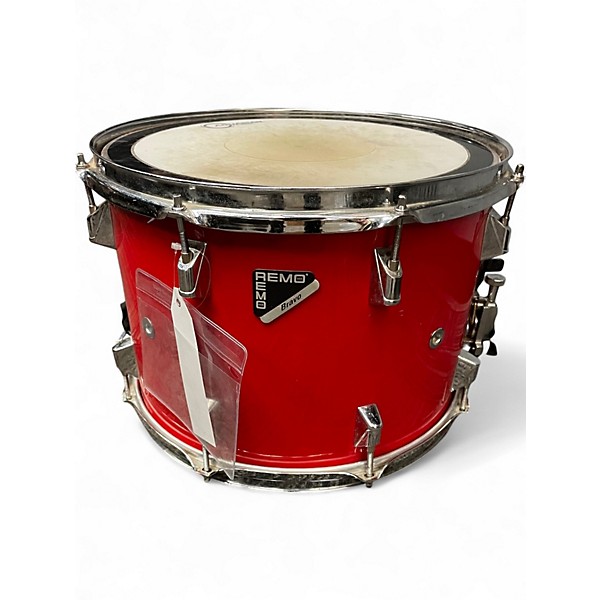 Used Remo 14X10 Bravo Marching Snare Red Drum