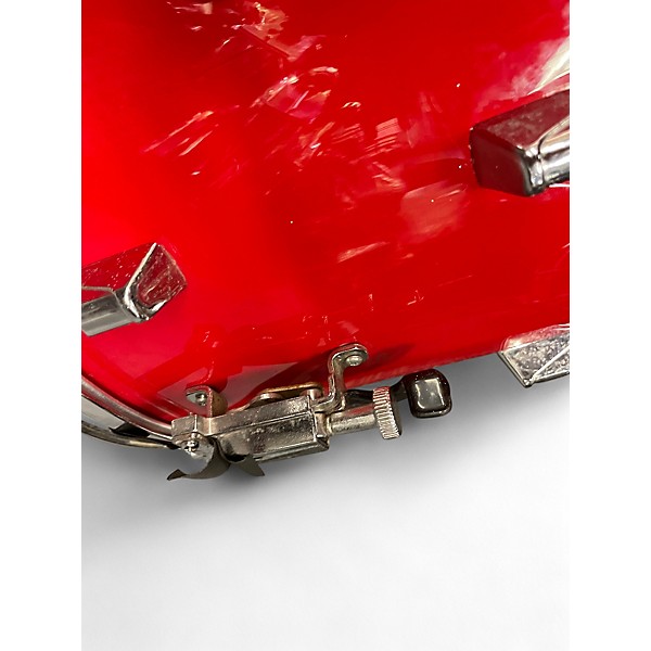 Used Remo 14X10 Bravo Marching Snare Red Drum