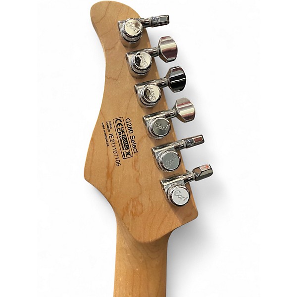 Used Cort G280 Trans Black Solid Body Electric Guitar