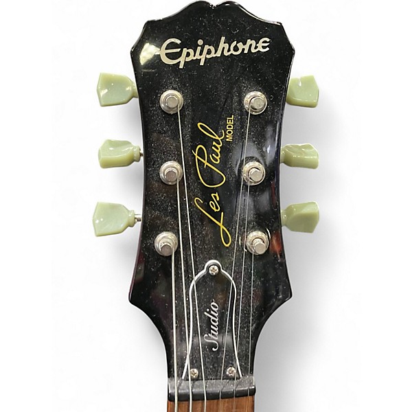 Used Epiphone Les Paul Studio Cherry Solid Body Electric Guitar
