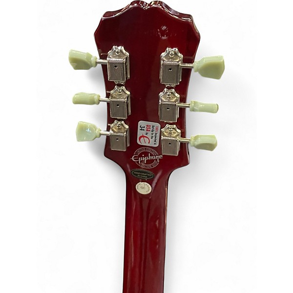 Used Epiphone Les Paul Studio Cherry Solid Body Electric Guitar