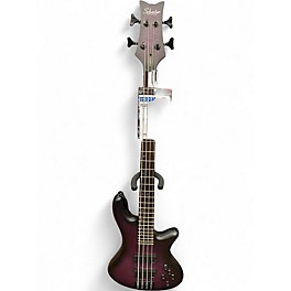 Used Schecter Guitar Research STUDIO 4 PURPLE Electric Bass Guitar