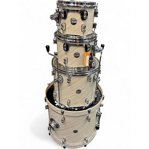Used PDP by DW 4 Piece Concept Series Maple TWISTED IVORY Drum Kit