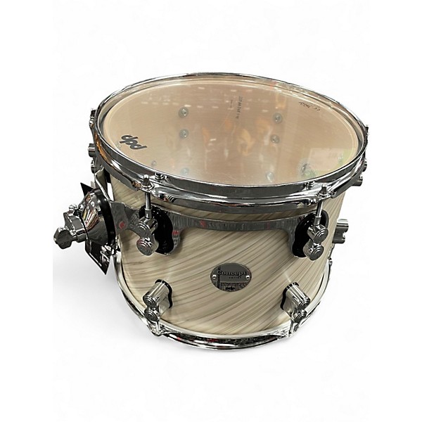 Used PDP by DW 4 Piece Concept Series Maple TWISTED IVORY Drum Kit