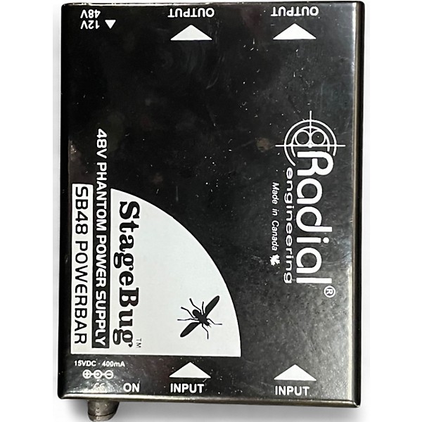 Used Radial Engineering stagebug sb-48 Power Supply