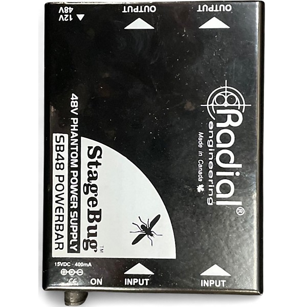 Used Radial Engineering stagebug sb-48 Power Supply