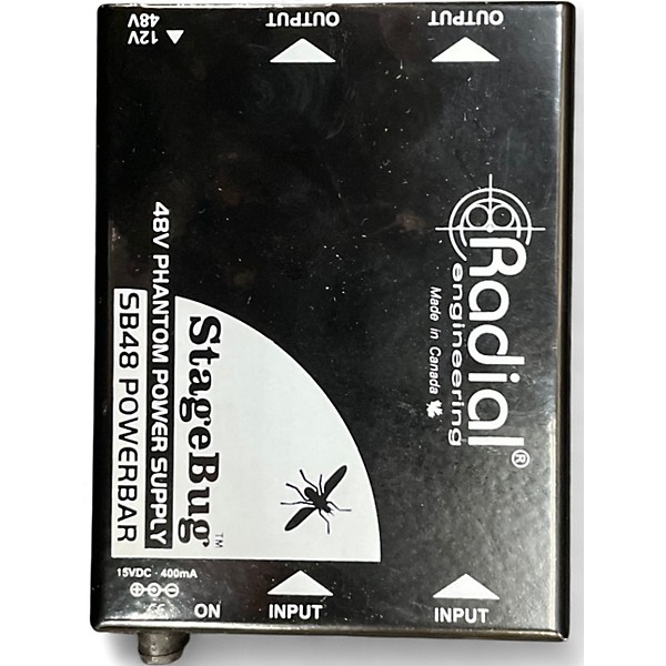 Used Radial Engineering stagebug sb-48 Power Supply