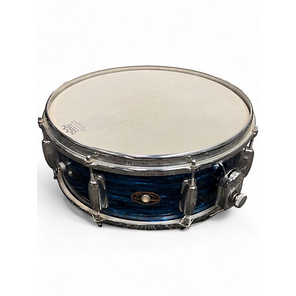 Vintage 1966 Slingerland 14in Modern Jazz Blue Agate Drum