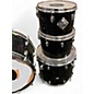 Vintage 1977 Slingerland 4 Piece Rock Outfit Black Drum Kit