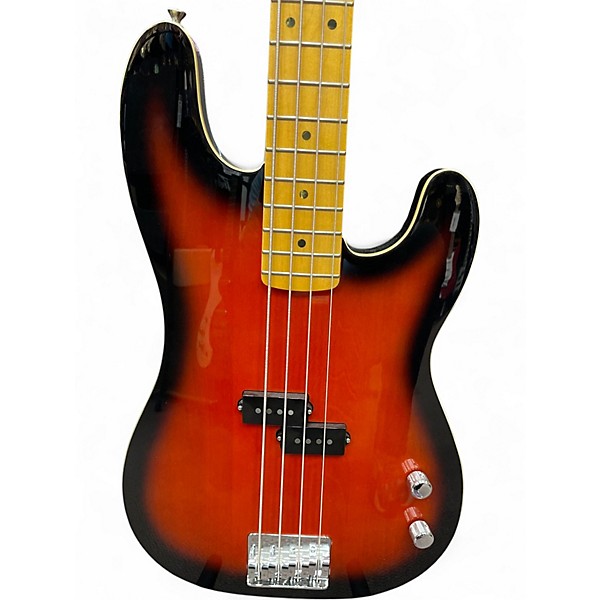 Used Fender AERODYNE PRECISION BASS BLOOD ORANGE BURST Electric Bass Guitar