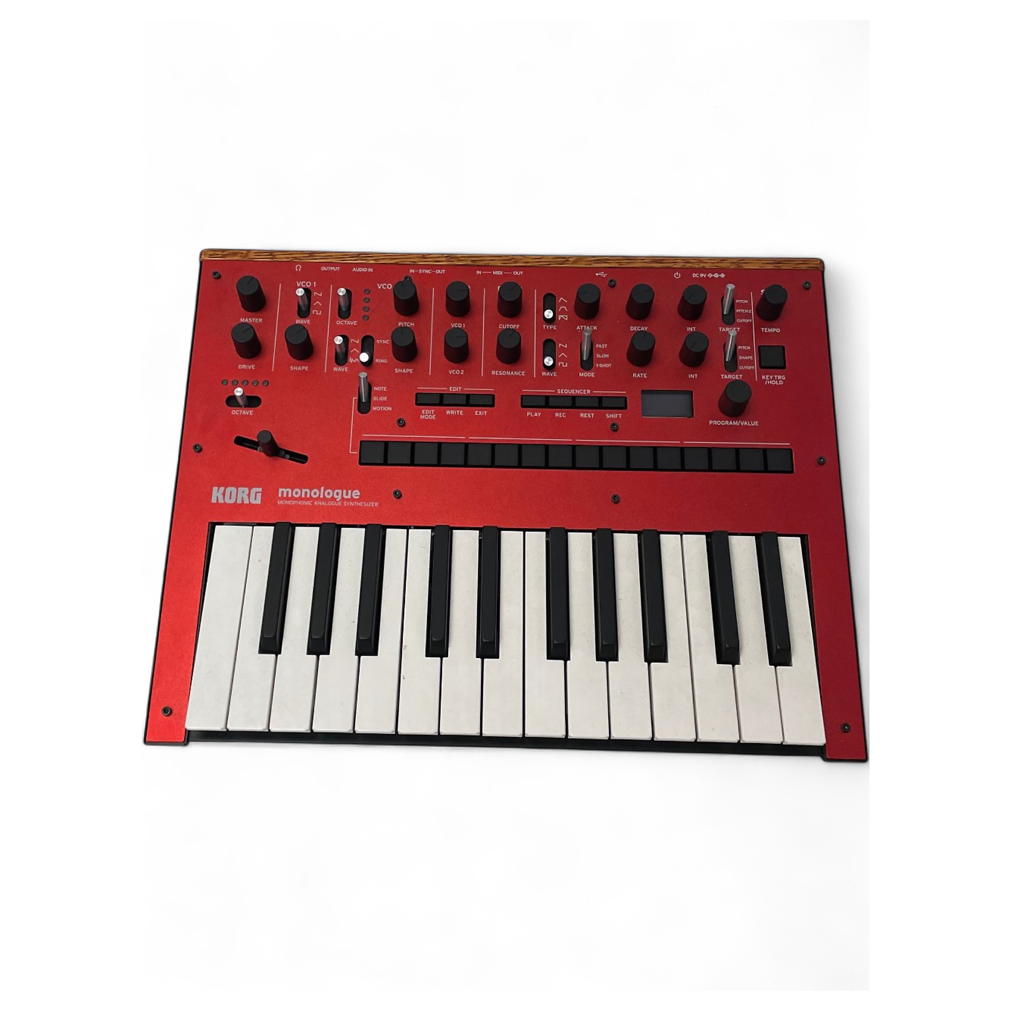 KORG monologue 赤 KORG monologue レビュー : 赤いモノフォニック・アナログ