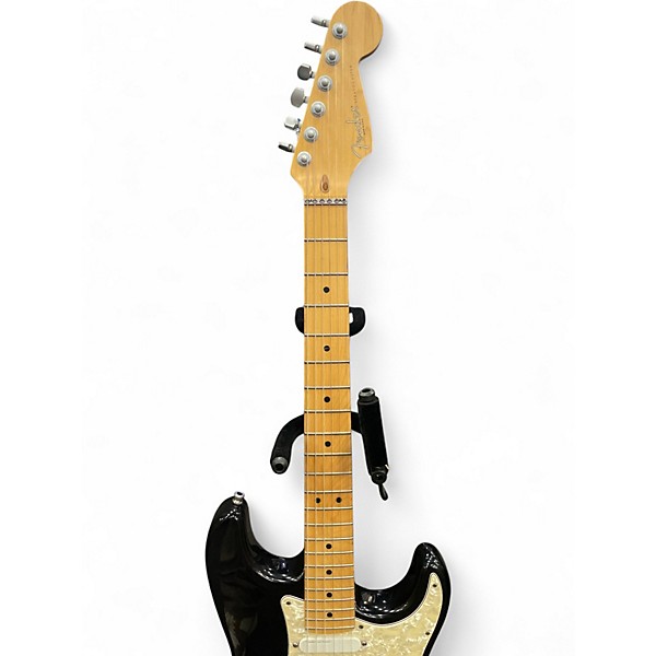 Used Fender American Deluxe Stratocaster Plus Black Solid Body Electric Guitar