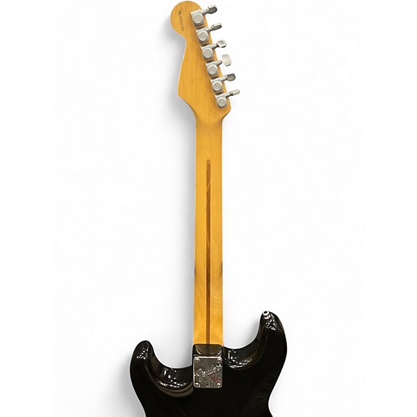 Used Fender American Deluxe Stratocaster Plus Black Solid Body Electric Guitar