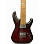 Used Schecter Guitar Research Hellraiser Extreme C-7 E Crimson Red Burst Satin Solid Body Electric Guitar