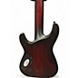 Used Schecter Guitar Research Hellraiser Extreme C-7 E Crimson Red Burst Satin Solid Body Electric Guitar