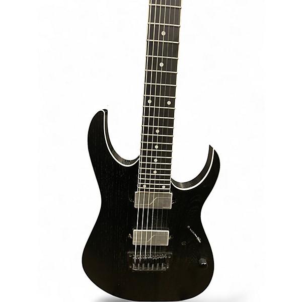 Used Ibanez RGR752AHBF WEATHERED BLACK Solid Body Electric Guitar