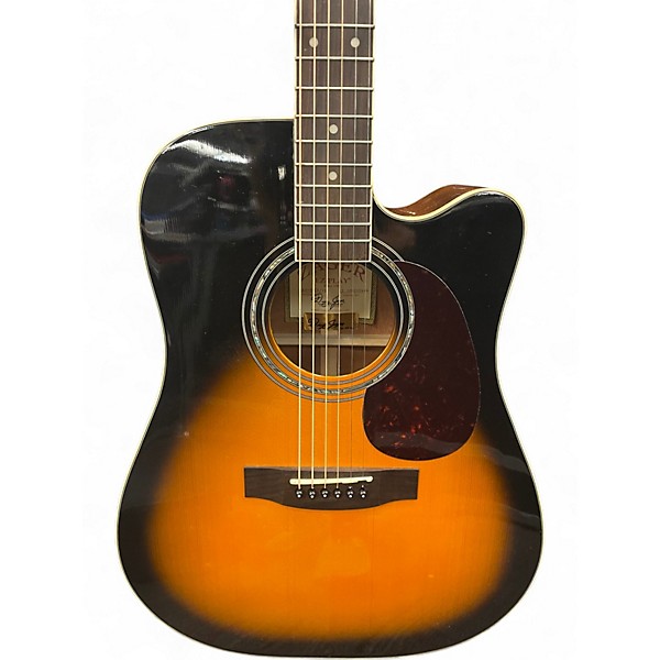 ZAGER ZAD-50CE BK エレアコ Used Zager ZAD-50CE/VS 2 Tone Sunburst Acoustic Electric