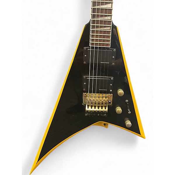 Used Jackson RRX24 Black and Yellow Solid Body Electric Guitar