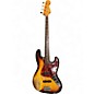 Vintage 1965 Fender Jazz Bass 3 Color Sunburst Electric Bass Guitar thumbnail