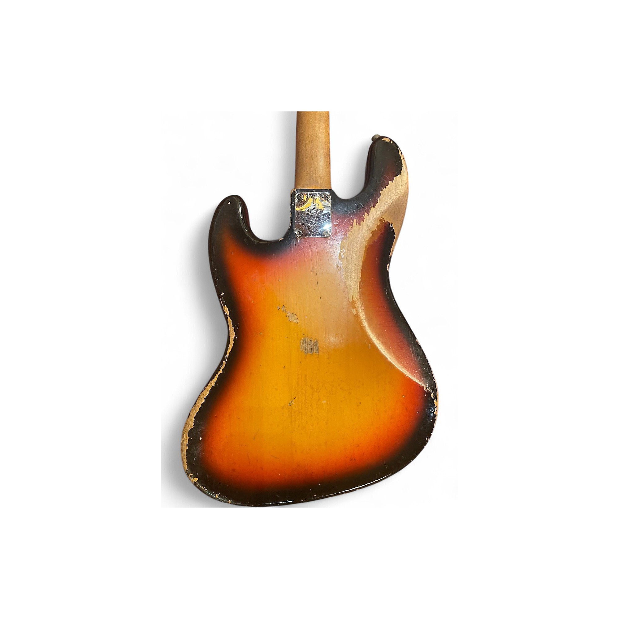 Vintage 1965 Fender Jazz Bass 3 Color Sunburst Electric Bass