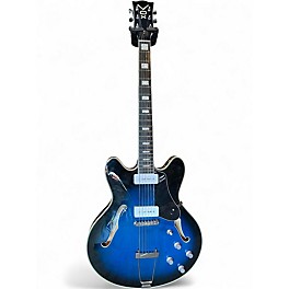Used VOX BCV90 BOBCAT Blue Hollow Body Electric Guitar