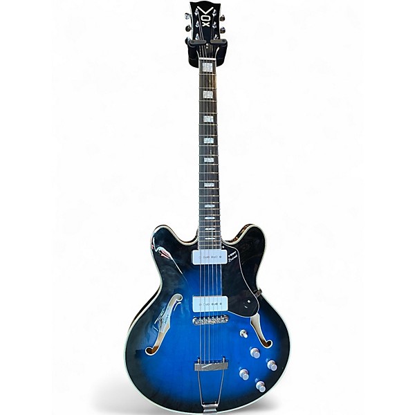 Used VOX BCV90 BOBCAT Blue Hollow Body Electric Guitar
