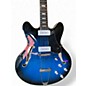 Used VOX BCV90 BOBCAT Blue Hollow Body Electric Guitar
