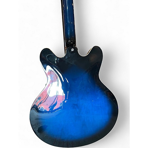 Used VOX BCV90 BOBCAT Blue Hollow Body Electric Guitar