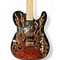 Used Fender Artist Series James Burton Telecaster RED FLAMES Solid Body Electric Guitar