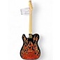 Used Fender Artist Series James Burton Telecaster RED FLAMES Solid Body Electric Guitar