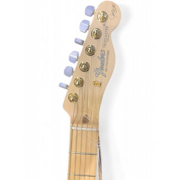 Used Fender Artist Series James Burton Telecaster RED FLAMES Solid Body Electric Guitar