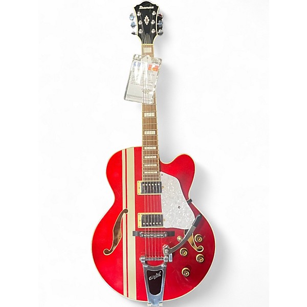 Used Ibanez AFS80T Artcore Roadster Candy Apple Red Metallic