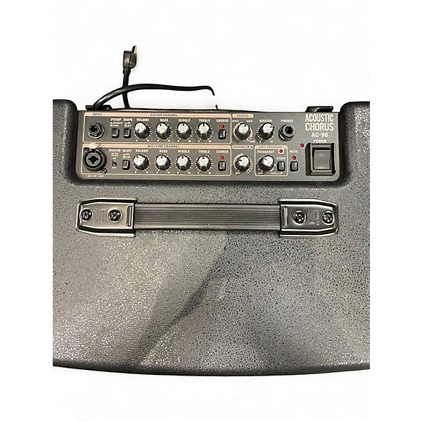 Used Roland AC90 90W 2X8 Stereo Acoustic Guitar Combo Amp