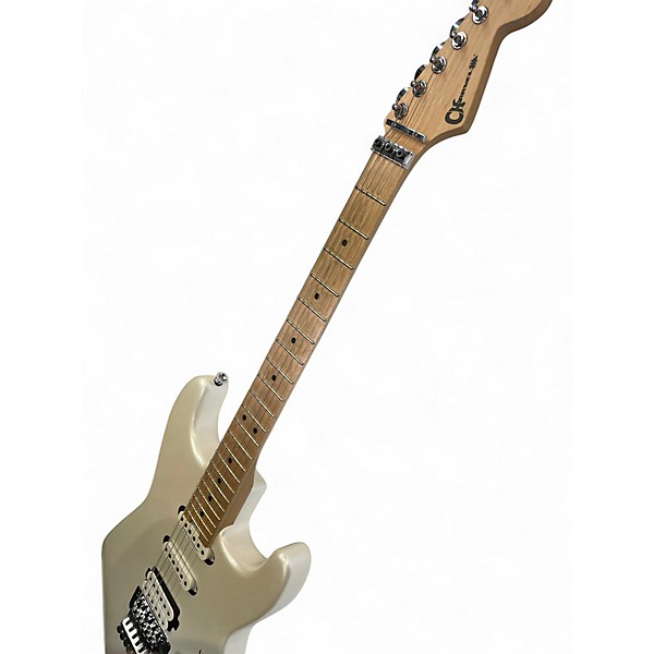 Used Charvel San Dimas Style 1 HSS Pearl White Solid Body Electric Guitar