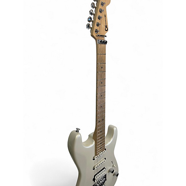 Used Charvel San Dimas Style 1 HSS Pearl White Solid Body Electric