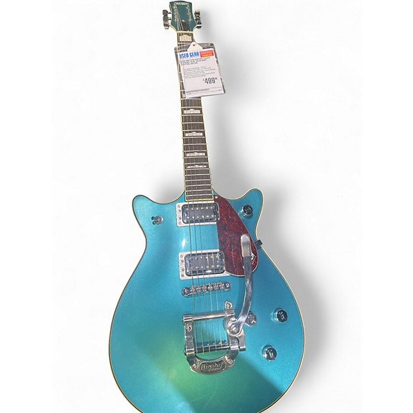 Used Gretsch Guitars G5232T W BIGSBY Blue Solid Body Electric Guitar