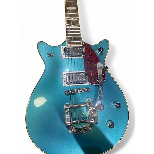 Used Gretsch Guitars G5232T W BIGSBY Blue Solid Body Electric Guitar