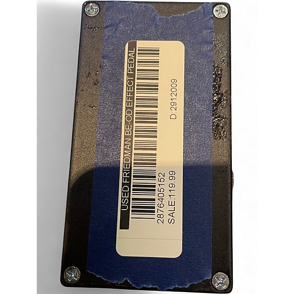 Used Friedman BE-OD Effect Pedal