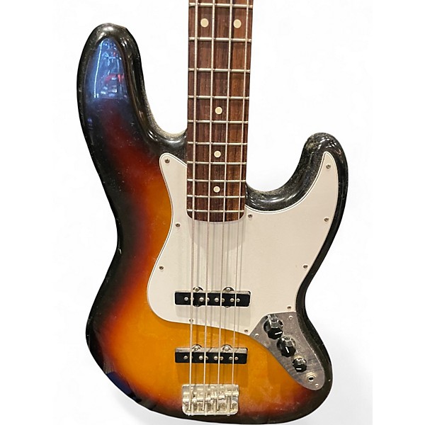 Used Fender Standard Jazz Bass Sunburst Electric Bass Guitar