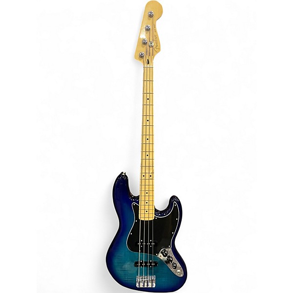 Used Fender Player Jazz Bass Trans Blue Electric Bass Guitar