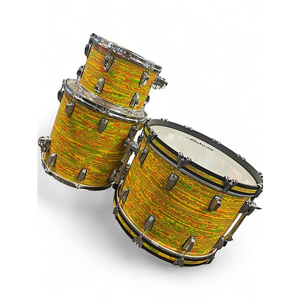 Used Ludwig 3 Piece Classic Maple downbeat CITRUS MOD Drum Kit