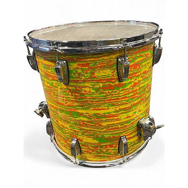 Used Ludwig 3 Piece Classic Maple downbeat CITRUS MOD Drum Kit