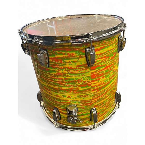 Used Ludwig 3 Piece Classic Maple downbeat CITRUS MOD Drum Kit