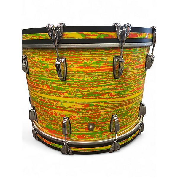 Used Ludwig 3 Piece Classic Maple downbeat CITRUS MOD Drum Kit