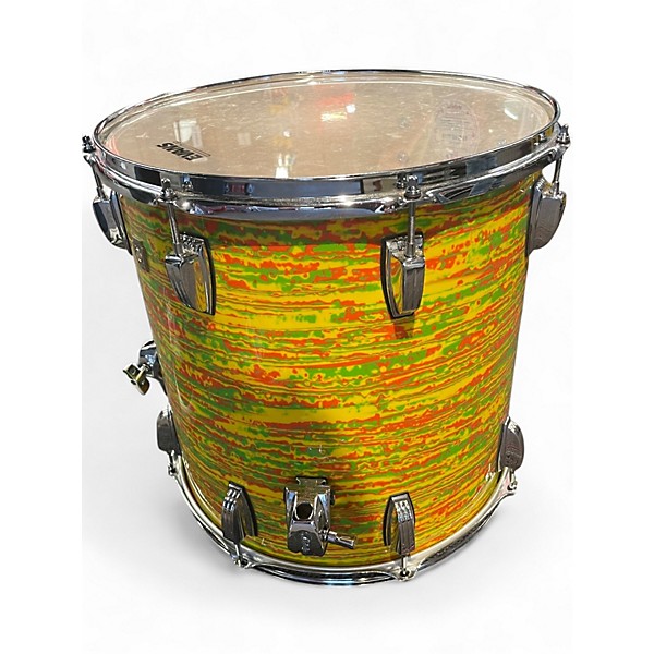 Used Ludwig 3 Piece Classic Maple downbeat CITRUS MOD Drum Kit