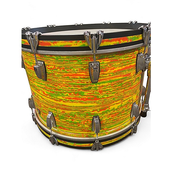 Used Ludwig 3 Piece Classic Maple downbeat CITRUS MOD Drum Kit